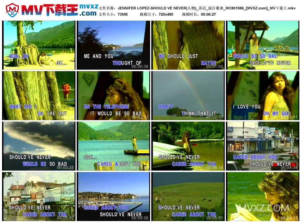 JENNIFER LOPEZ-SHOULD VE NEVER(人物)_英语_流行歌曲_MC801586